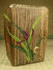 Wooden Chazutsu / Tea Caddy / Japanese / Dated 1990