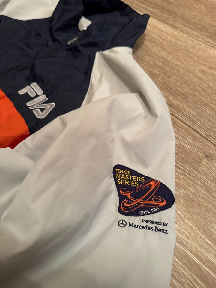 Chaqueta FILA 1999 Tennis Masters Series Patrocinador Mercedes-Benz | De colección Años 90 ATP S Foto 4 de 4