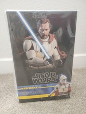 New Hot Toys TMS095 Star Wars Clone Wars Obi-Wan Kenobi 1/6 Action Figure