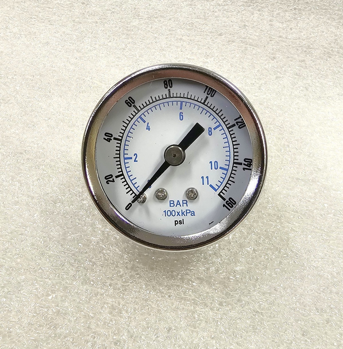 Parker Watts K4515N18160 Pressure Gauge 0 To 160psi |1.5"-1/8" NPT | Brand New