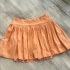 Girls Art Class Peach Pleated Skirt with shorts size large 10/12