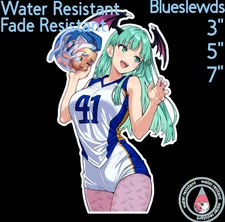 Darkstalkers Morrigan Aensland 3"/5"/7" Lewd Anime Laptop Bottle Sticker