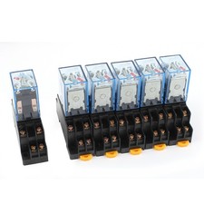 6 Pcs DPDT AC 110/120V Power Relay GENERAL PURPOSE 8Pins
