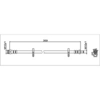 Metzger 4112051 Bremsschlauch