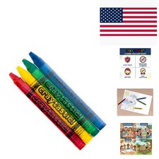 Individually Wrapped Bulk Crayons - 48 Non-Toxic Crayons for Safe Fun