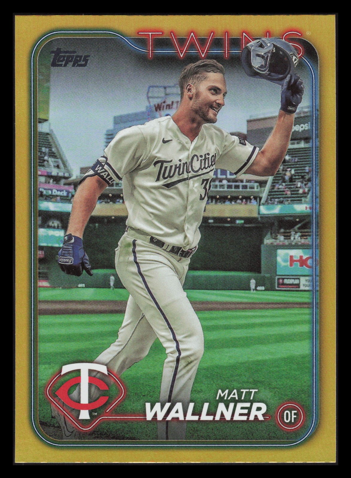 Matt Wallner Gold Foil 2024 Topps #91 Minnesota Twins