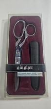 Gingher 8 inch Left Hand Knife Edge Dressmakers Shears New