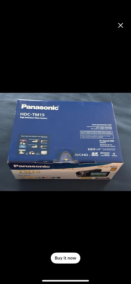 Panasonic HD-TM15 Nuevo Full HD Foto 3 de 4