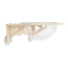 Wall-mounted Cat Clear Space Capsule Kitten Holding House Shelves w/ Suction Cup