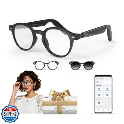GetD 2026 AI Glasses for Men and Women, Smart Glasses Powered by 