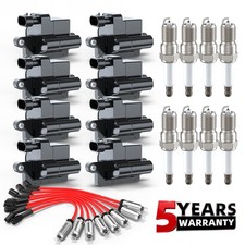 8x Ignition Coil W Spark Plug Wire For 2000-2006 Chevrolet Suburban 1500 8x Ignition Coil W Spark Plug Wire For 2000-2006 Chevrolet Suburban 1500