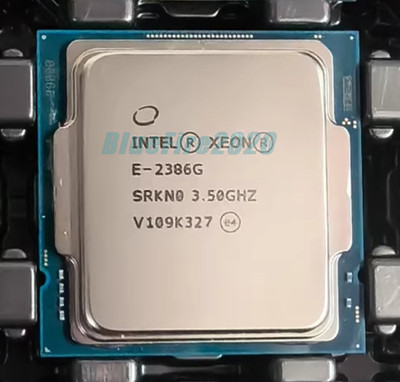 Intel Xeon E-2386G 3.50GHz 6-Core 12M C252 C256 95W LGA-1200 CPU Processor SRKN0