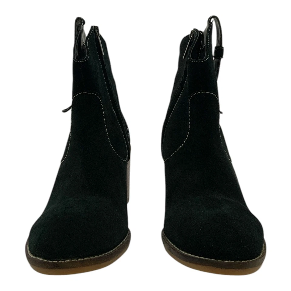 Hush Puppies Hannah Mid Boot Black Suede US Women's 9M - Image 3 of 4