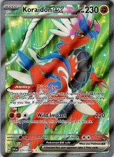 Koraidon ex 231/198 Double Rare Scarlet & Violet Pokemon Holo Near Mint
