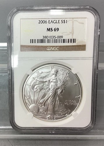 2006 American Silver Eagle - NGC - MS 69
