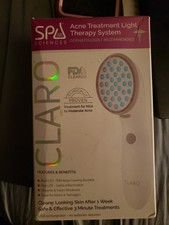 Spa Sciences CLARO LED Red  Blue Acne Treatment Light Therapy System - NEW