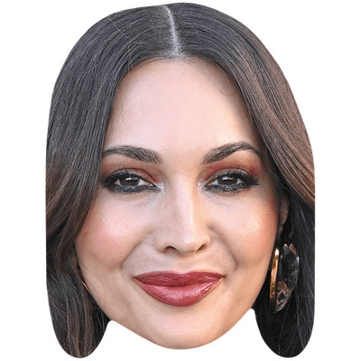 Zara Martin (Make Up) Celebrity Mask, Flat Card Face, Fancy Dress Mask