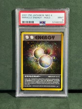 Miracle Energy Holo Japanese Neo Destiny PSA 9