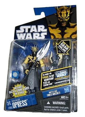 Star Wars The Clone Wars SAVAGE OPRESS CW55 NEW 2011 Battle Axe Fires Missile - Picture 1 of 1