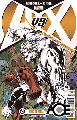 AVENGERS Vs. X-MEN #8 Avengers Team VARIANT