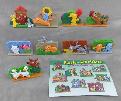 Serie Puzzle-Geschichten rund um den Gartenzaun 1998 Auswahl Figur mit BPZ Ü-Ei