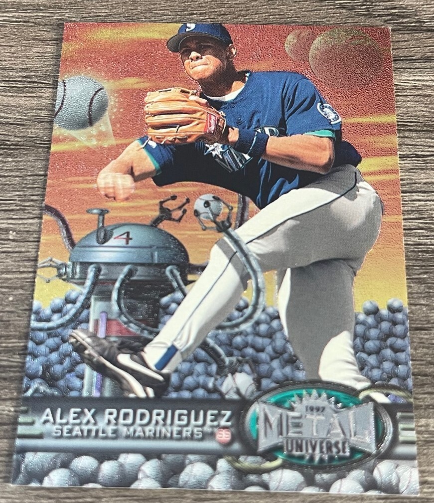 1997 Skybox Metal Universe - #149 Alex Rodriguez Seattle Mariners