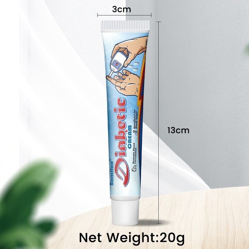 Diabetes Treatment Cream Lower Blood Glucose Herbal Ointment Clean Blood Vessels - Picture 13 of 13