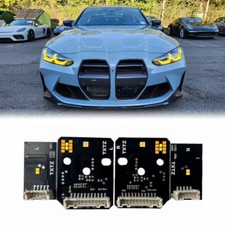 Yellow Drl Led Boards For Bmw G80 M3 G82 M4 G22 Laser Headlight Angel Eyes