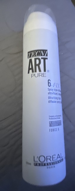 L'Oreal Tecni Art Pure 6-Fix Triple Diffusion Fixing Spray 250ml New L'Oreal Tecni Art Pure 6-Fix Triple Diffusion Fixing Spray 250ml New