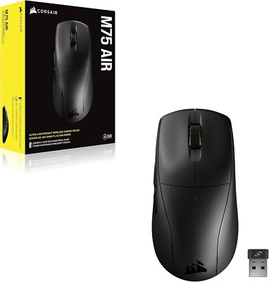 Corsair M75 AIR Ultraleichte Kabellose Gaming-Maus - Schwarz