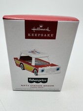 Hallmark Keepsake Christmas Ornament 2024, Fisher-Price Nifty Station Wagon New