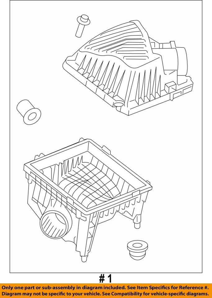 Used Air Cleaner Assembly fits: 2019 Buick Envision 2.5 Grade A — 第 3/4 张图片