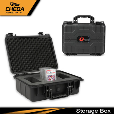 3 Row Heavy Duty Weatherproof Case Slab Holder Protector Graded Card Storage Box