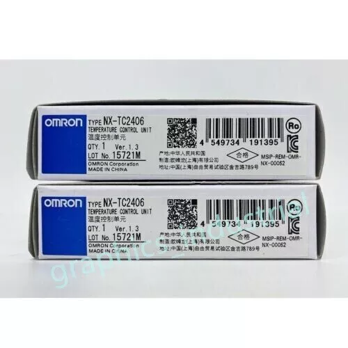 Brand NEW Genuine  Omron NX-TC2406 Temperature Control Unit In Box