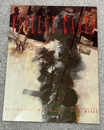 Violent Cases TPB Escape First British Printing Signed by Dave McKean & Gaiman