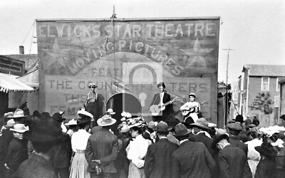 Elwicks Star Theatre Moving Pictures Montana MT - REPRINT