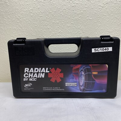   Radial Tire Chains SC1040 by SCC  One Chain In Box Stock #5P3  
