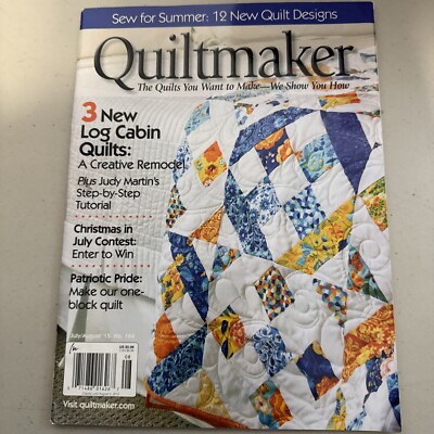 Quilt maker magazine July August 2015