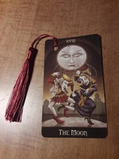 The Moon- Deviant Tarot Bookmark Oracle Card Art Deck Gift, Purified & Charged