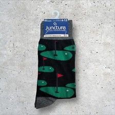 Men's Novelty Golf Socks - size 6-12 Juncture Brand  Brand New  Free Shipping