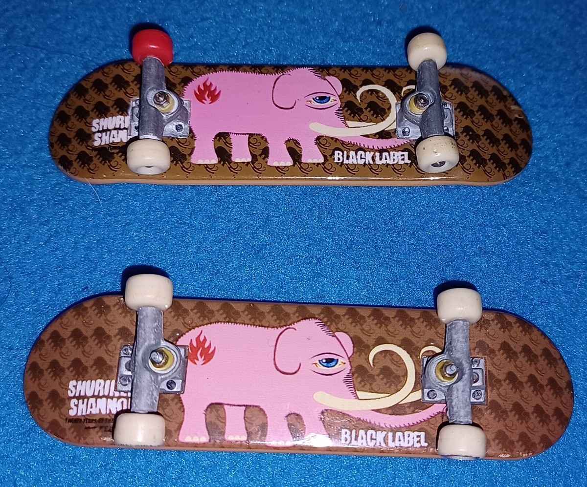 2Tech Deck Skateboard Fingerboard Shuriken Shannon Black