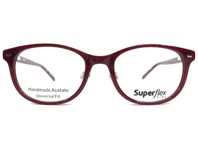 SuperFlex Kinder Brille Rahmen SFK-227 S410 Rot Glitzer Kompletter Rand