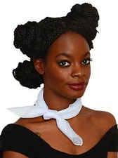 Sheer Chiffon 50s Style Scarf  21" Square Scarves for Neck Head Hair - Hey Viv