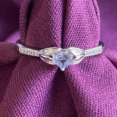 Fragrant Jewels Satin Dainty Mermaid 8 sterling silver Heart lavender