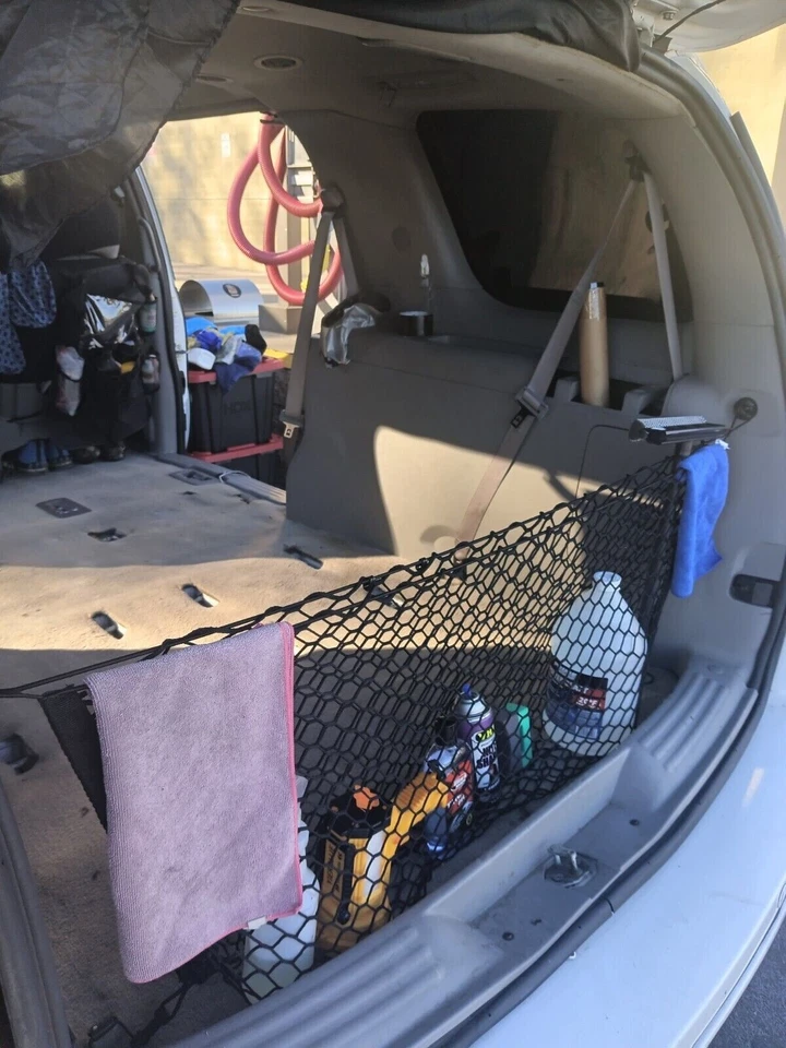 Red de carga organizadora estilo sobre maletero trasero para Chevrolet Uplander 2005-2009 Foto 4 de 4