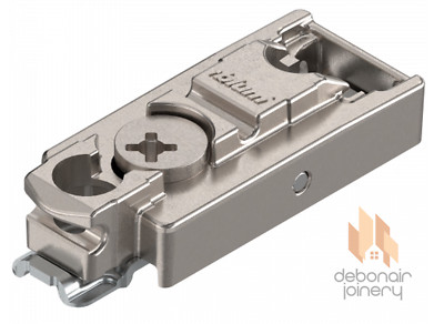 Blum Mounting Plate 175H5430 Clip, Straight, 3 mm, Zinc, Screw-on