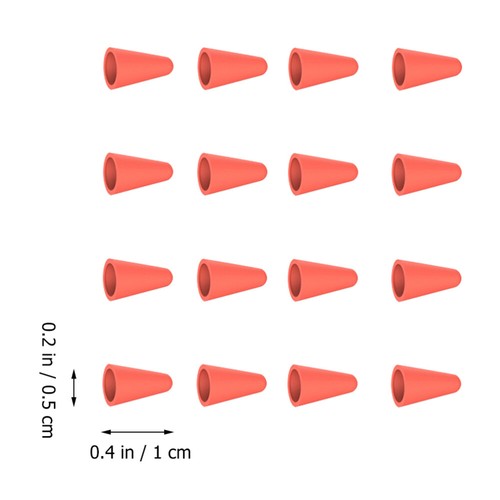 16 Pcs Protector Useful Pencil Tip Cover Silicone Protective - Zdjęcie 6 z 12