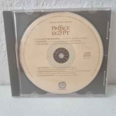 The Prince Of Egypt Soundtrack Hans Zimmer CD 6 Songs Compact Disc Digital Audio