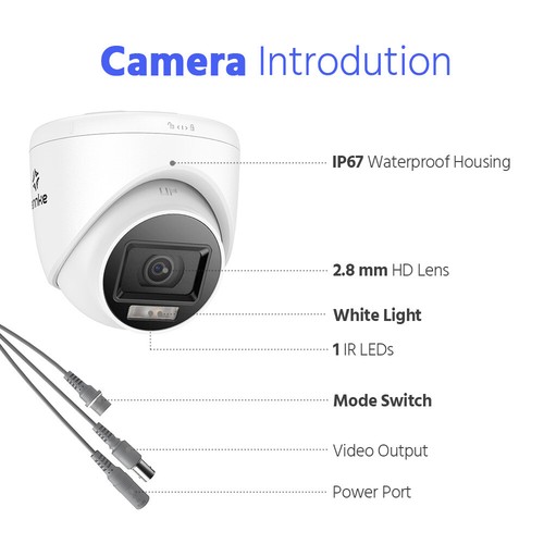 ANNKE 4K 8MP 8CH DVR CCTV Security Camera System Color Night Vision Home Outdoor - Picture 14 of 19