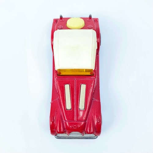 Vintage Majorette #261 Morgan Convertible Roadster Red White 1:50 France - Picture 11 of 13